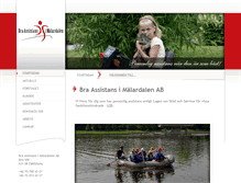 Tablet Screenshot of braassistans.se